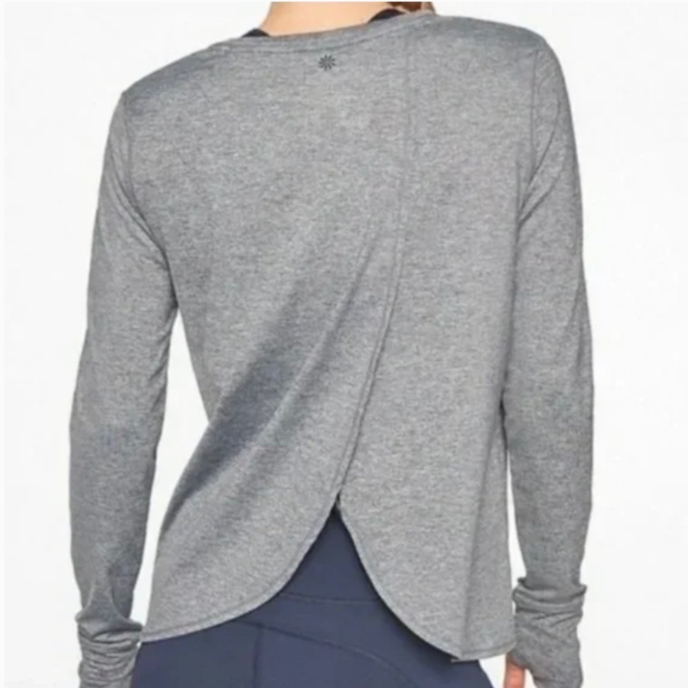 Athleta, Gray, Small, Sunlover Tulip-back UPF top